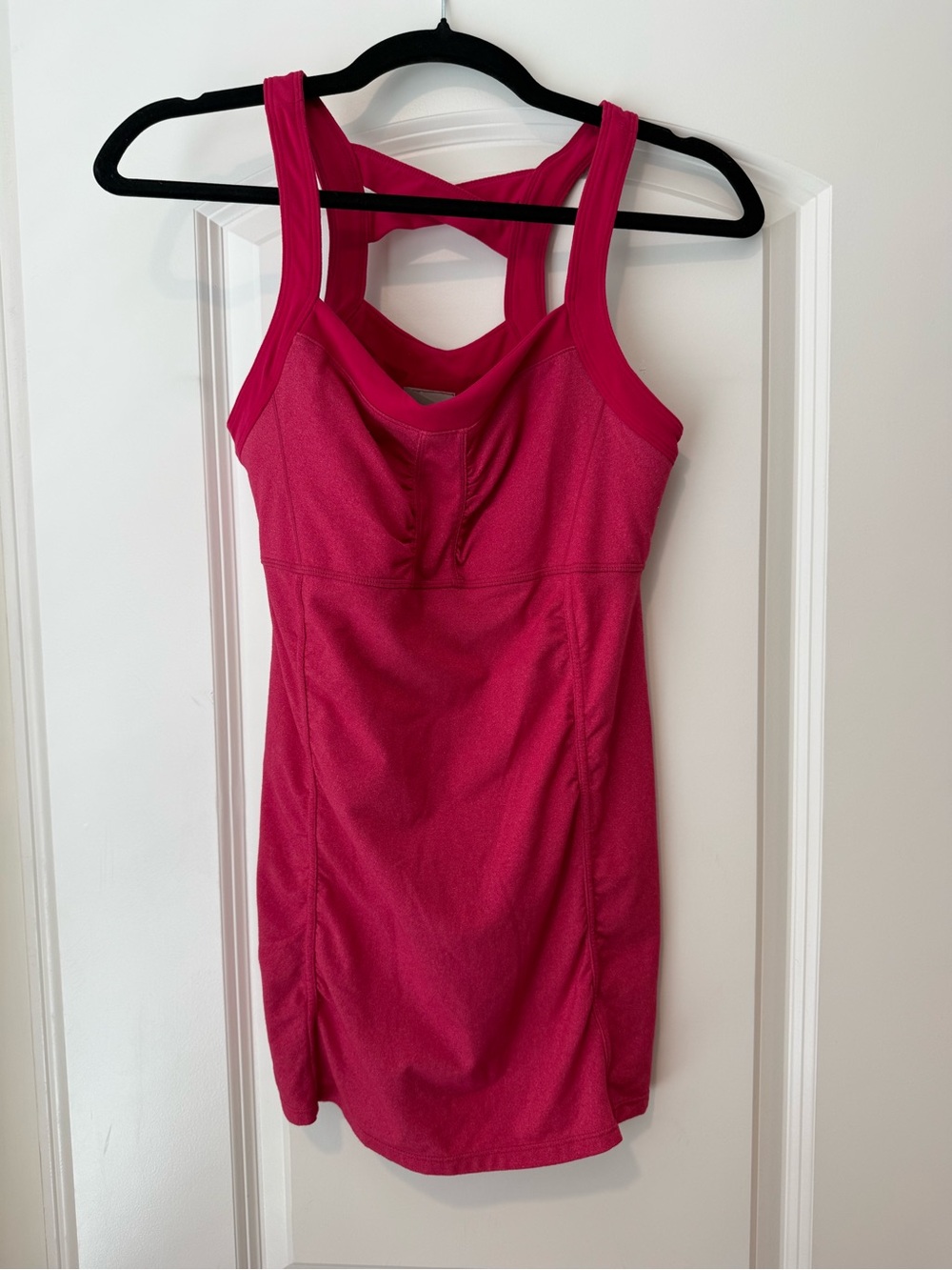 Athleta Hot Pink Sporty Racerback Shirt